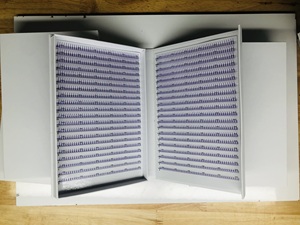 กล่อง XXL 20 แถว 40 แถว ขนตาสำเร็จรูปแบบพัด 2D 3D 4D 5D 6D  ต่อขนตาคุณภาพดี ขนตาแบบวอลุ่ม ฐานแหลม ไหมเกาหลี - Product Image 4