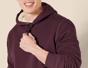 เสื้อฮู้ดดี้ผู้ชายผ้าฝ้าย 100% สไตล์ลำลองทันสมัยสำหรับฤดูหนาว ผ้าฟลีซเนื้อนุ่ม ดีไซน์กระเป๋า ใส่สบาย เหมาะสำหรับใช้ในร่ม/กลางแจ้ง แห้งเร็ว - Product Image 3