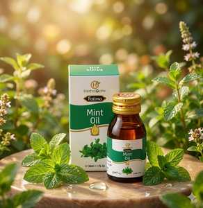 Mint Oil Natural Herbal Essential Oil Aromatic Botanical Extract Fresh Mint Fragrance Personal Care Cosmetic Ingredient OEM - Product Image 1