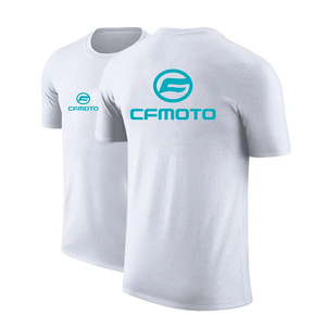 T-shirt en jersey tricoté noir à manches courtes et col rond pour homme, imprimé, avec logo frontal, décontracté, couleur unie, léger et écologique - Product Image 6