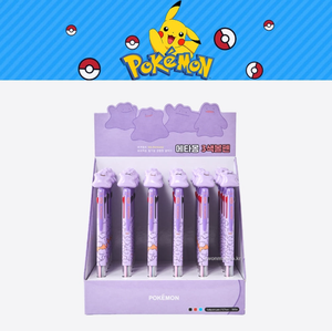 Bolígrafo de 3 colores Pokemoned Ditto, juego de 30 unidades, personaje lindo, Kawaii, papelería infantil, útiles escolares, coreano, sellado, venta al por mayor - Product Image 2