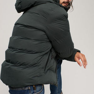 Veste matelassée à bulles pour hommes en gros, manteau d'hiver chaud personnalisé, vêtements décontractés d'extérieur, streetwear, fabricants de vêtements OEM ODM - Product Image 4