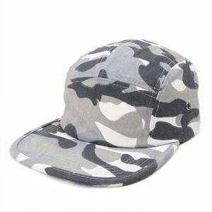 Camouflage 5-Panel Cap Adjustable Unisex Casual <b>Hat</b> Cotton Canvas Snapback Style Spring <b>Summer</b> Wear - Product Image 3