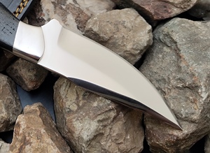 Couteau d'extérieur robuste en acier inoxydable pour le camping, le bushcraft, la randonnée, la pêche et la préparation aux situations d'urgence - Product Image 2