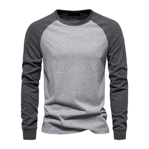 Raglan Long Sleeve T <b>Shirt</b> For Color Cotton Custom Logo Oem Factory Manufacturer Clothing Supply Wholesale High Quality Custom - Product Image 6