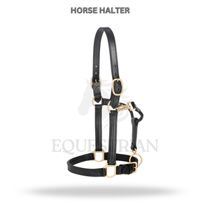 Harnais de cheval en cuir de qualité supérieure, réglable, avec quincaillerie en laiton, collier équestre durable - Product Image 2