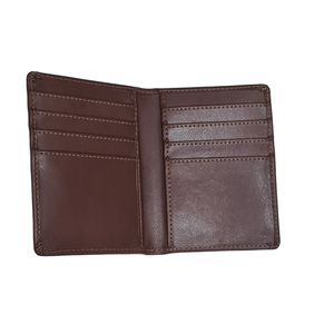 Portefeuille pour hommes femmes PU cuir Bifold RFID élégant mince à la main porte-cartes de crédit - Product Image 1