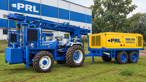 Equipo de Perforación de Pozos de Agua Rotatorio DTH PTBW-150 Montado en Tractor Agrícola - Product Image 3