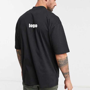 T-shirt Street Style Oversize en Coton 100% (250g) avec Petit Trou au Col, Personnalisable avec Logo, Style Hip Hop, Vente en Gros - Product Image 2