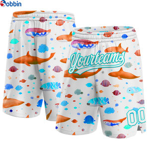 Pantalones Cortos de Playa para Hombre, Transpirables, con Estampado de Serigrafía, de Poliéster, Estilo Urbano, de Tela de Lona, de Secado Rápido, con Cordón en la Cintura - Product Image 6