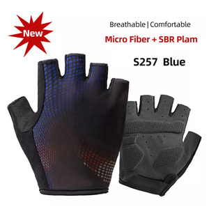 Gants de cyclisme mi-doigts pour hommes, antidérapants, absorbant les chocs, pour le VTT, la gym et les sports de plein air - Product Image 2