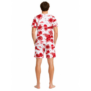 Ensemble T-shirt et short imprimés pour hommes, mode décontractée d'été, vêtements de sport, logo personnalisé, qualité supérieure, fabricant en gros - Product Image 2