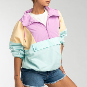 Factory Wholesale High Quality <b>Women</b> <b>Windbreaker</b> Jacket Custom Logo New Streetwear Style Printed <b>Women</b> <b>Windbreaker</b> Jacket - Product Image 1