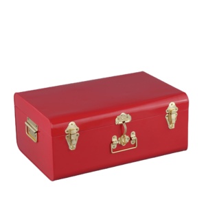 Boîte de rangement en métal de qualité supérieure, revêtement rouge, 2027, longue durée de vie, pour le rangement de vêtements à la maison, vente en gros à prix avantageux - Product Image 1