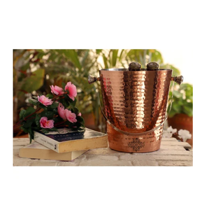 Cubo de hielo de acero inoxidable para agua fría, cerveza, vino, champán, enfriador de bebidas, hecho a mano, precio superior - Product Image 1