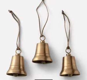 Adorno de Campana Navideña Premium, Artesanía Metálica para Decoración de Árboles Navideños - Product Image 4