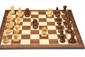 Reproduction de l'ensemble d'échecs Bobby Fischer de Dubrovnik de 1950, pièces de 3,75 pouces, en bois de sheesham, au meilleur prix - Product Image 6