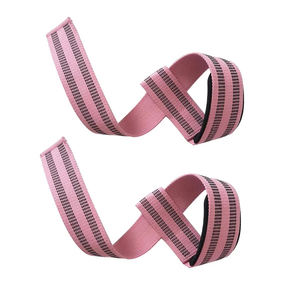 Sangles de poignet ajustables en polyester et coton, légères et très extensibles, avec logo personnalisé, pour la musculation, le bodybuilding et la force athlétique - Product Image 2