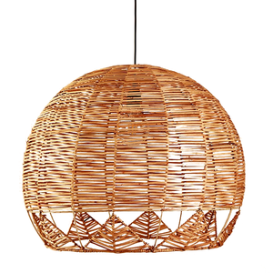 Best Supplier Bamboo Rattan Pendant Lamp Handwoven <b>Light</b> <b>Fixture</b> for Hospitality Design - Product Image 1