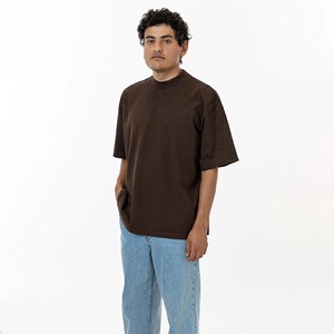 Camiseta Oversize con Estampado Gráfico, Lavado Ácido, para Hombre, Estilo Urbano, Manga Corta, Algodón Negro, Top de Moda - Product Image 1