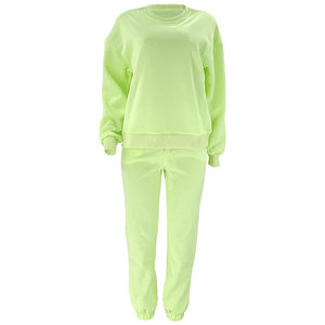 Conjunto Deportivo Informal de 2 Piezas para Mujer, Sudaderas con Decoración de Encaje, Venta al Por Mayor de Fábrica, para Gimnasio y Actividades al Aire Libre - Product Image 4