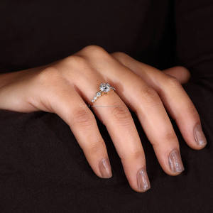 Igi ได้รับการรับรองว่าเป็นแหวนเพชรที่มีการจัดงานแต่งงานที่ยอดเยี่ยมพร้อมการตั้งค่าหกง่าม - Product Image 6