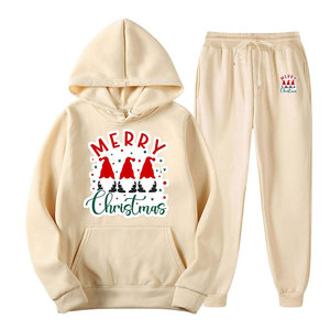 Men Premium Winter Casual Embroidered Slim Fit Quick Dry Breathable 100% Cotton Fleece Two-Piece Jogger Tracksuit <b>Set</b> Custom - Product Image 1