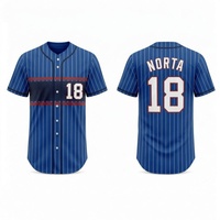 Maillots de baseball personnalisés en gros - Respirants, anti-humidité, impression par sublimation, manches courtes, grandes tailles, unisexe, vêtements de sport pour adultes
