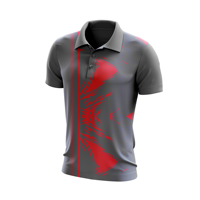 Chemise décontractée pour homme à manches courtes, imprimée, 100 % polyester durable, respirante, de qualité supérieure, vente en gros