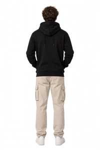 ONETEN APPARELS <b>Men's</b> Color Block Breathable Winter <b>Hoodie</b> Plus Size Cotton French Terry Pullover Sweatshirt - Product Image 4