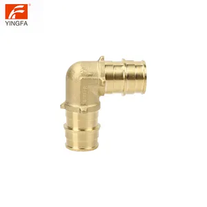 Copper 1/2" PEX Pipe Elbow Brass Crimp Fitting for Canada