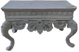 Console de Luxe en Bois Massif - Design Antique Doré Miroir Royal pour Entrée, Faite à la Main, Écologique, Durable, avec Rangement, pour Hôtels - Product Image 4