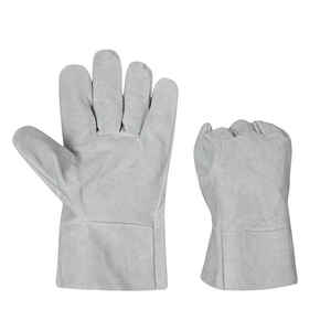 Gants de travail en cuir pour hommes, renforcés, résistants à la chaleur, anti-coupure, de sécurité, pour mécaniciens et ouvriers - Product Image 4