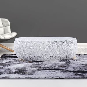 Tavolino da Caffè Ovale Bianco T3601 50 - Product Image 1