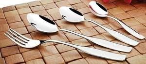 Gamme d'ustensiles de service alimentaire durables, conçue pour les repas de grande capacité et les dîners délicats à la maison, permettant une utilisation quotidienne confortable – Ensemble de couverts - Product Image 4