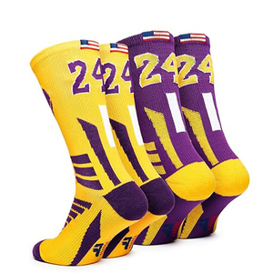 Calcetines Deportivos Personalizados de Alta Calidad para Hombre, de Spandex/Poliéster, de Secado Rápido, Antibacterianos, Transpirables y Absorbentes del Sudor - Product Image 5