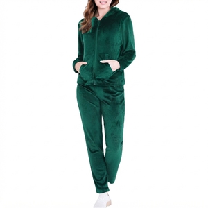 Ensemble de vêtements pour femmes, sweat à capuche zippé et pantalon décontracté, marque privée - Product Image 6