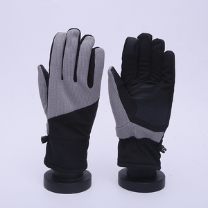 Guantes de Carreras Unisex de Dedo Completo, de Nailon, Resistentes al Viento, con Aislamiento Térmico, Cierre de Velcro, para Actividades al Aire Libre en Invierno - Product Image 1