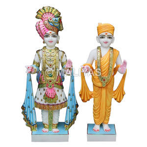 ผู้ผลิตหินอ่อนแกะสลักสวามินารายันในเมืองชัยปุระ |   พระพุทธรูปสวามินารายณ์แบบสั่งทำพิเศษ – มาลียาส - Product Image 1