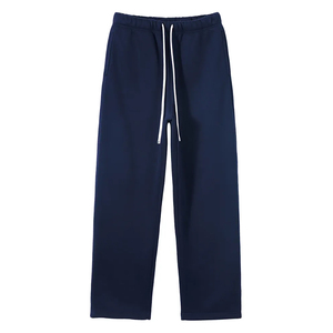OEM ODM Men Women Sweatpants <b>Elastic</b> Waist Drawstring Straight Leg Loose Joggers Wholesale Supplier - Product Image 5