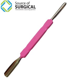 เครื่องมือทำเล็บเกรดผ่าตัดสำหรับขายส่ง ยี่ห้อ Source Surgical รุ่น B-SSR-019 ที่ดันหนังกำพร้าพร้อมใบมีดคู่ สแตนเลสสตีล สำหรับผู้หญิง - Product Image 3