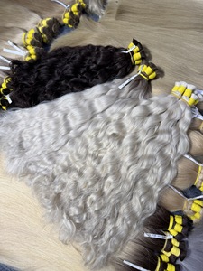 Extensiones de Cabello Humano Vietnamita Super Double Drawn, Precio de Fábrica, Ondulado Natural, Longitud Completa de 40cm a 70cm - Product Image 5