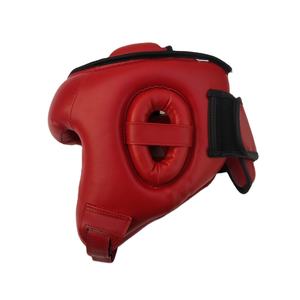 2023 Custom Logo Full Face Boxing MMA Head Guard Professional PU Leather Training <b>Gloves</b> Gym Cowhide Martial Arts <b>Karate</b> - Product Image 2