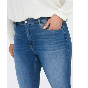 Jean évasé taille haute 2026 pour femme, en denim bleu, coupe bootcut, pantalon évasé tendance, jean skinny pour femme, service OEM, prix abordable - Product Image 5