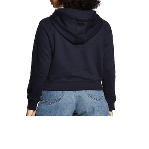 Sudadera con capucha personalizada vintage de media cremallera para mujer, talla regular, top corto con capucha para mujer - Product Image 2