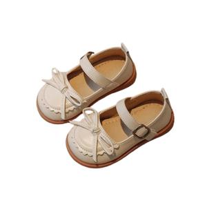 Chaussures décontractées en cuir véritable pour enfants filles ODM, bout rond, fabricant en gros unisexe - Product Image 6