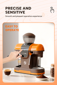 Machine à expresso semi-automatique 19 bars de pression <span class=keywords><strong>avec</strong></span> moulin à café <span class=keywords><strong>et</strong></span> carafe à lait, écologique, capacité de 3 tasses pour usage domestique - Product Image 4