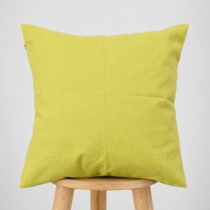 100% Cotton <b>Canvas</b> Cushion <b>Cover</b> Mustard Yellow Heavy Duty Decorative Sofa Pillow Case Eco Friendly - Product Image 2