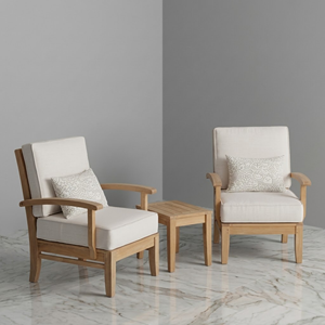 Sillón de Jardín de Madera Estilo Costero para Resort, Hotel, Restaurante junto a la Piscina, Mobiliario de Exterior para Hostelería, Proveedor de Muebles para Villa - Product Image 4
