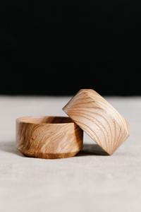 Bol de service classique en bois d'acacia marron, écologique, pour collations, salades, légumes frais, idéal pour les fêtes et la présentation élégante à la maison - Product Image 3